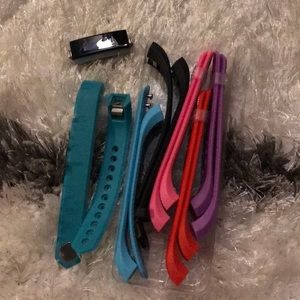 FitBit with 6 sets of bands!